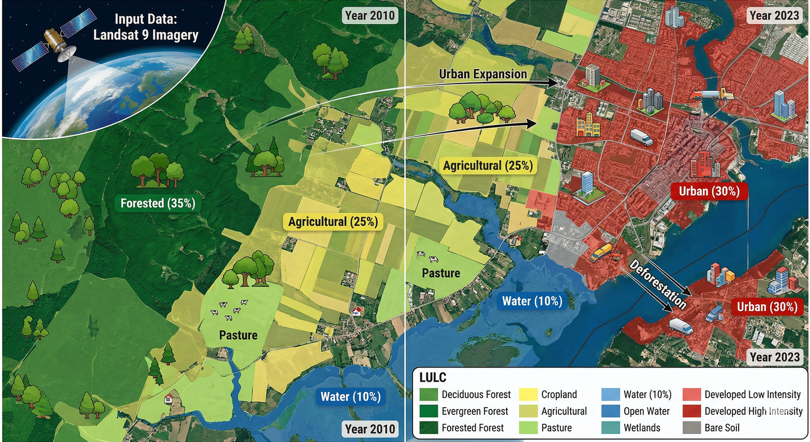Beyond the Map: A Beginner’s Guide to Land Use Land Cover (LULC) Classification
